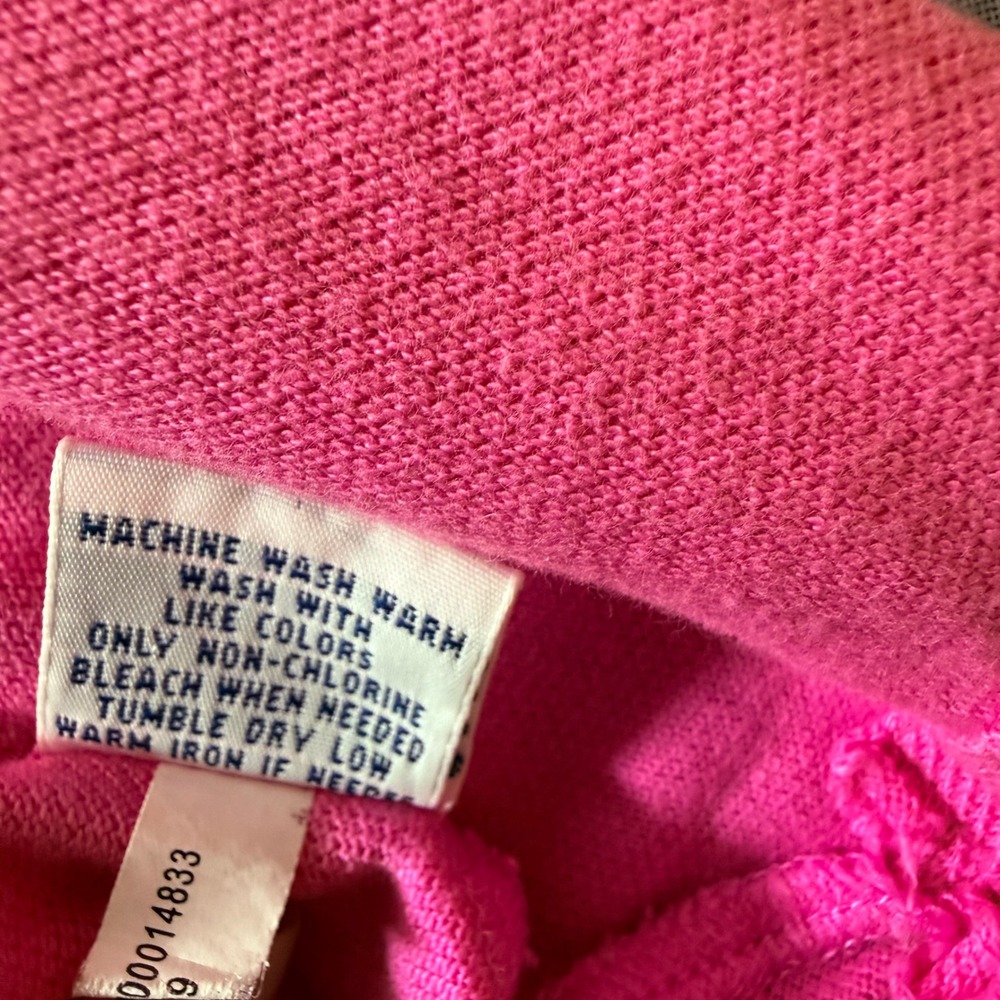 Polo Ralph Lauren Mens XL Hot Pink Short Sleeve Pique Polo Shirt Green Pony Logo - Picture 9 of 12